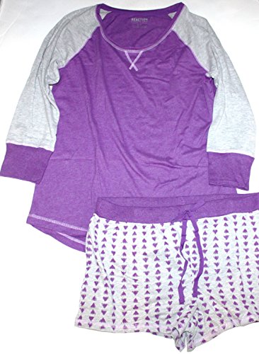 Kenneth Cole Reaction Women's Cotton Blend Knit Shorts Dorm Pajamas