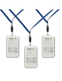 Retevis RT20 Walkie Talkies Mini   Radios recargables USB (2 vías, función FM, 3 unidades), color plateado