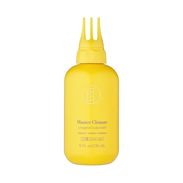 TPH BY TARAJI MASTER CLEANSE SCALP TREATMENT WASH HAIR RINSE FOR BUILDUP | WITH TEA TREE OIL, EUCALYPTUS OIL, AND WITCH HAZEL WATER | VEGAN, SULFATE & CRUELTY-FREE | FOR WOMEN & MEN, 8 FL. OZ