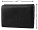 Mundi Small Womens RFID Blocking Wallet Trifold Safe Blocking Protection Change Purse (Black Night)