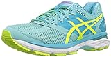 ASICS Women's GT-2000 4 Running Shoe, Aruba Blue/Safety Yellow/Aquarium, 7.5 M US