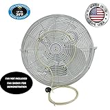 Fan Mist Kit- Outdoor Cooling Fan Misting System- Do It Yourself Misting System- Made in USA with Brass/Stainless Steel Nozzles