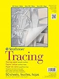 Strathmore 370-14 300 Series Tracing Pad, 14"x17" Tape Bound, 50 Sheets