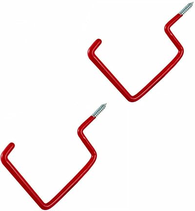 Orbitron 2x Large Screw In Storage Hooks Shed Garage Ceiling Wall Mount Workshop