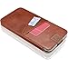 KAVAJ iPhone 8/7 / 6S / 6 Plus Holster Case Leather Miami Cognac-Brown Slim-Fit Pouch Leather Holster iPhone 8 Plus Wallet-Case Genuine Leather Cover with Business Card Holder Apple iPhone8 Plus