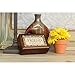 Cottage Garden Amazing Friend Jeweled Woodgrain Petite Music Box Plays What Friends are for