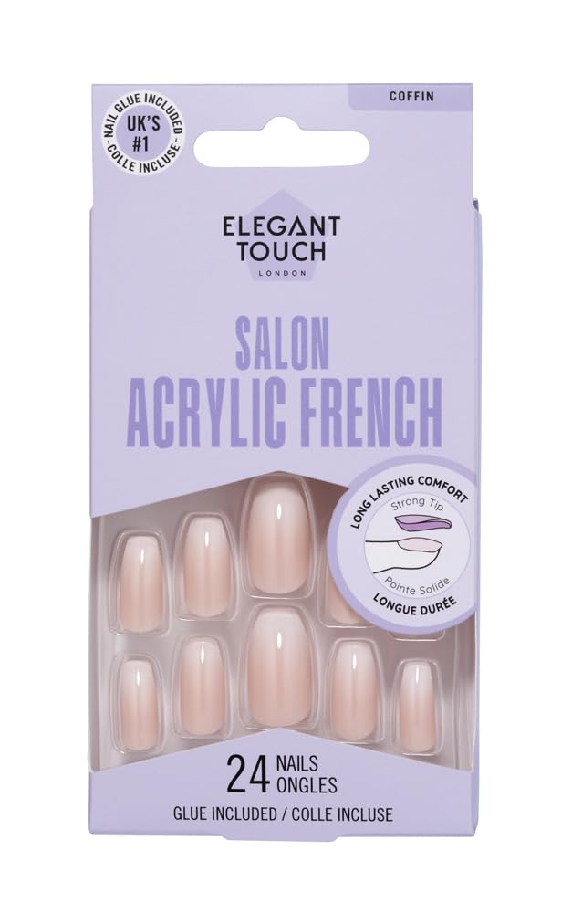 Elegant Touch French Acrylic Nails No. 2 — image 1
