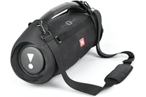 Coyktonty Protection case Carrying Strap Case for JBL Boombox3 speaker portable silicone case ，Adjustable shoulder strap，Travel Storage Bag Holder with Accessories Pouch for Charger and Power Cord