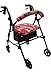 Crutcheze Designed in USA Rollator Walker Seat and Backrest Covers | Designer Fashion Accessories - Walkers for Seniors with Seat Gift Cover(Hawaiian Tropical Leaves)