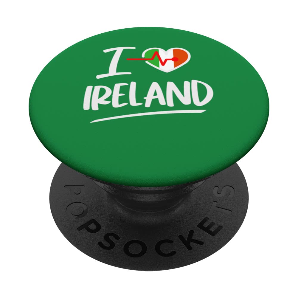 Ireland - I love Ireland I heart Ireland PopSockets Swappable PopGrip