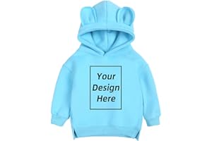 Kids Boys Girls Custom Sweatshirt Add Your Own Text and Design Hoodie Cotton Personalized Pullover