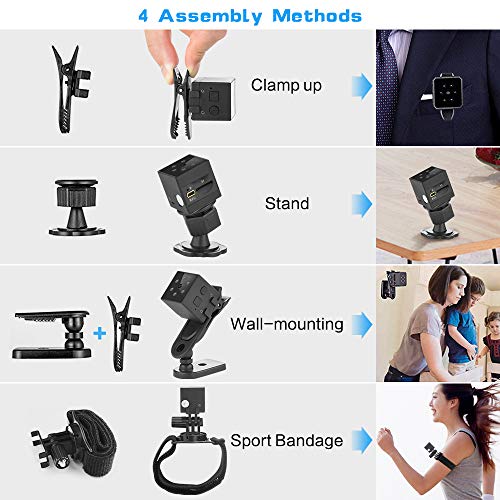 Mini Spy Camera, FayTun 1080P Full HD Hidden Camera, Mini Nanny Camera with Night Vision and Motion Detection for Home/Car/Office/Pet and Outdoor Sports - Thumbnail 5