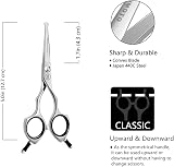 HASHIMOTO Small Dog Grooming Scissors 5.0 in Rounded Tips Micro-Serrated view 2