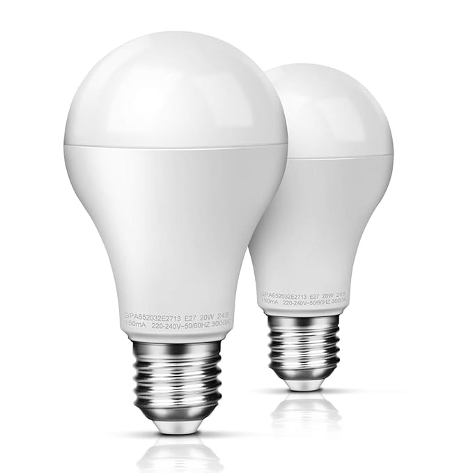 LED Lampe E27 20W (ersetzt 150W) Glühbirne, Warmweiß (3000K), 2452 Lumens Awenia Lighting, 2-er Pack