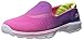 Skechers Kids Go Walk 3 Slip On (Little Kid/Big Kid), Purple/Neon Pink, 12 M US Little Kid