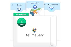 tellmeGen DNA Test Starter (Ancestry - Traits - Wellness) What Your DNA says About You