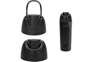 OENUASG 2 PCS Replacement Lid for Owala Freesip, Compatible with Owala Cup 16oz 24oz 32oz 40oz, One Button Water Bottle Top Lid Replacement Accessory, Leakproof, BPA-Free (Black)