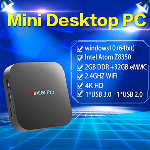 Wintel-Pro-Mini-PC-Intel-Atom-x5-Z8350-Up-To-192-GHz-Fanless-Desktop-Computer-Windows-10-64-Bit-2GB32GB4KWi-FiBluetoothUSB-30