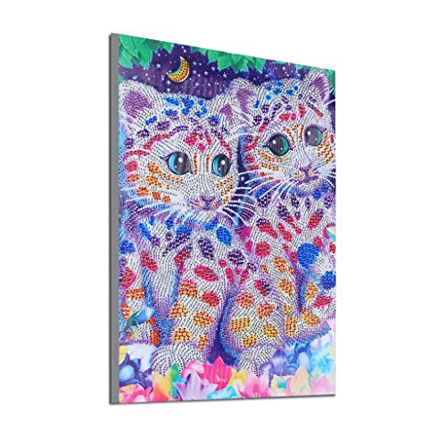 CYCTECH Special Shaped Diamond Painting DIY 5D Partial Drill Cross Stitch Kits Crystal Rhinestone of Picture Serial Diamond Embroidery Arts Craft (Multicolor)