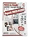 FREEZ-A-FRAME Magnetic Photo Picture Frame, White, Contains Eight 4 x 6 & Four 5 x 7 Frames 12 Pack