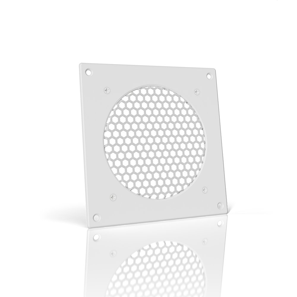 AC Infinity White Ventilation Grille 6'', for PC Computer AV Electronic Cabinets, replacement grille for AIRPLATE S3/T3 by AC Infinity