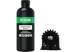 eSUN 405nm LCD 3D Printer Rapid Resin UV Curing ABS-Like High Impact Tough Photopolymer Resin, 1000g Black