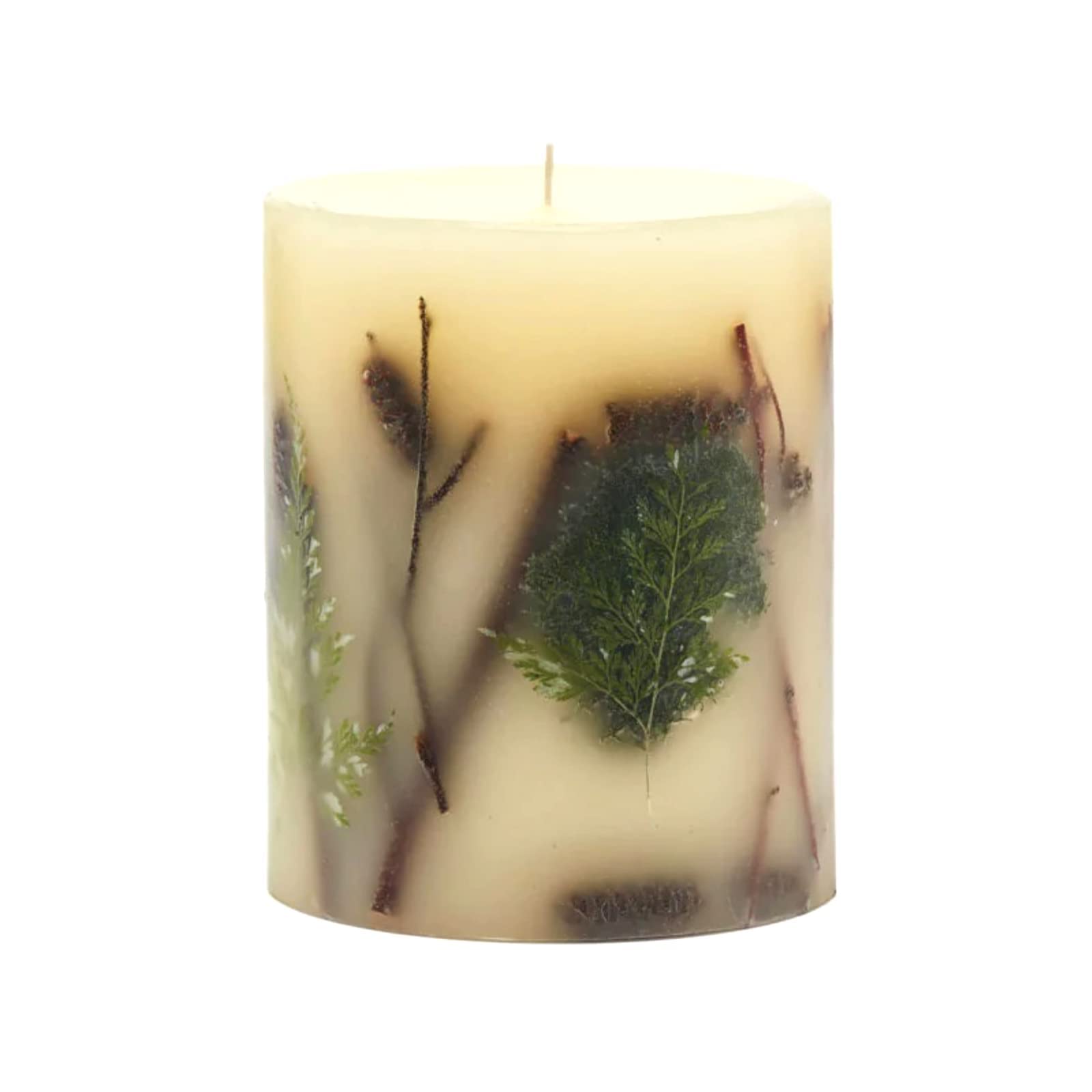 Photo 1 of Rosy Rings Forest Round Botanical Candle 120 Hour Burn Time - Notes of Clary Sage, Creamy Sandal, White Musk Aromatherapy Candles, Woodsy Scent Aroma Luxury Candles, Long Lasting Candles Decor 5.5" H