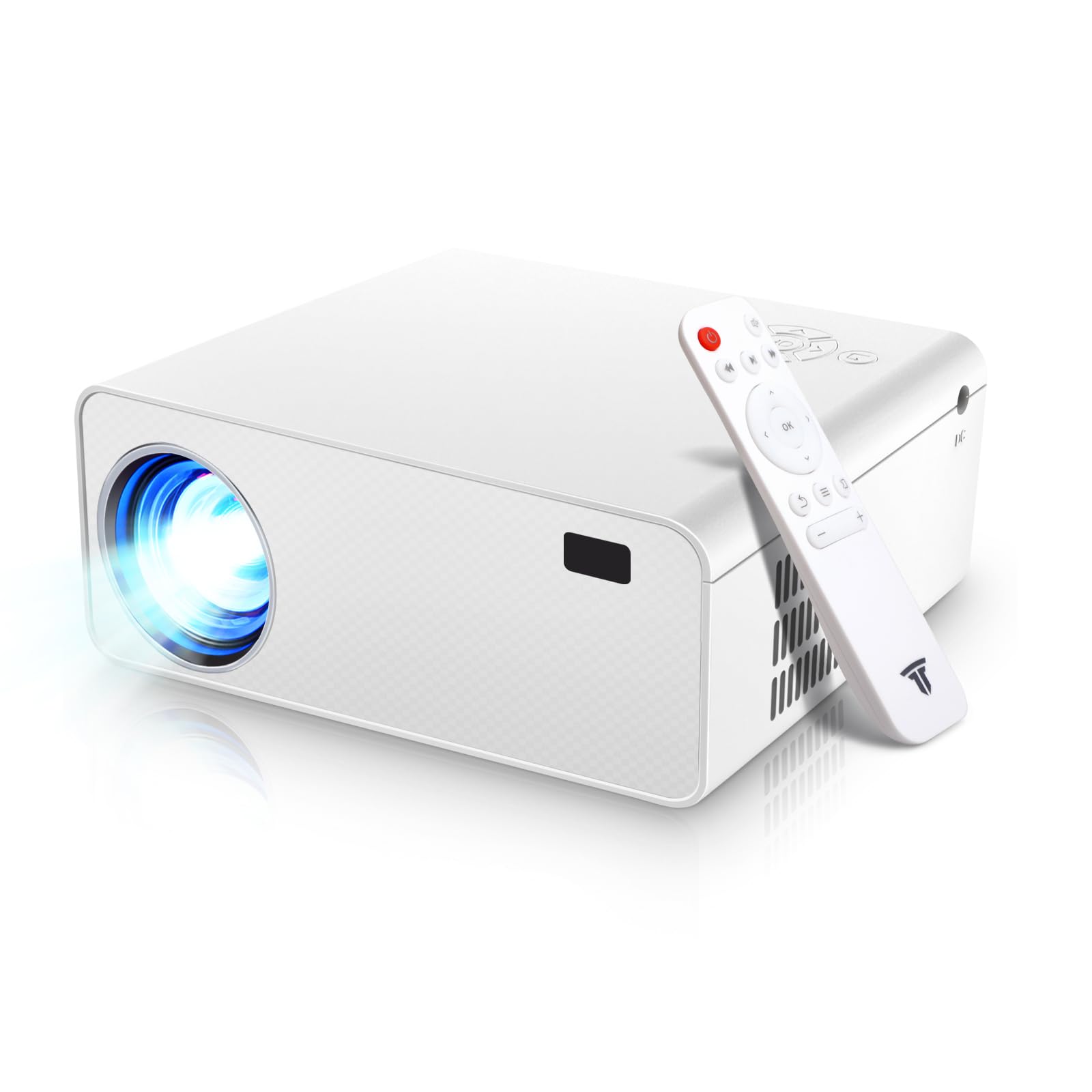 Photo 1 of Mini Projector With Wifi and Bluetooth 1080P Full HD Projector, Wielio 2025 New 12000L 4K Support Outdoor Projector for Phone Movie Projector for Home Theater, Compatible with HDMI, VGA, USB, Laptop