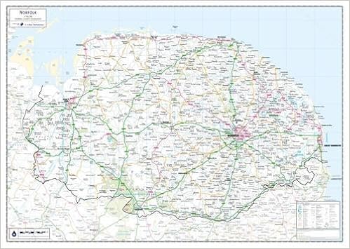Norfolk County Planning Map No 1a Amazon Co Uk Jonathan Davey Books
