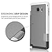 Galaxy Note 5 Case, TILL(TM) Ultra Slim 3 Color Hybrid Impact Anti-Slip Shockproof Soft TPU Hard PC Bumper Extra Front Raised Lip Case Cover for Samsung Galaxy Note 5 V SM-N920 [Light Gray]
