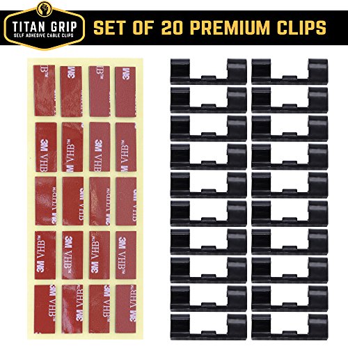 Self-Adhesive-Cable-Clips-For-Cords-and-Wires-Round-Set-of-20