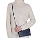 Humble Chic Vegan Leather Small Crossbody Bag or Wristlet Clutch Purse, Includes Adjustable Shoulder and Wrist Straps, Navy Blue, Dark Blue