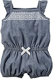 Carters Girls NB-24 Months Chambray Romper