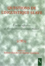 Questions de linguistique slave