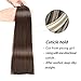 YILITE Tape in Human Hair Extensions Human Hair 16inch #2 Darkest Brown Full Cuticle Virgin Hair Straight Tape in Hair Extensions 40g 20pcs