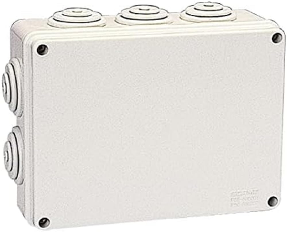Poly Pool PP0283 Rectangular Junction Box, Wall, Internal Dimensions 190x140x70 mm