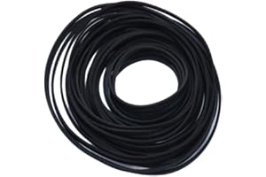 Sam&Johnny 40-135mm Recorder Rubber Belts Mix Square Cassette Recorder Replacement for DVD CD LD Walkman Recorder VCR Phonograph Camera 1mm Width Machine Rubber Belts (50 PCS)