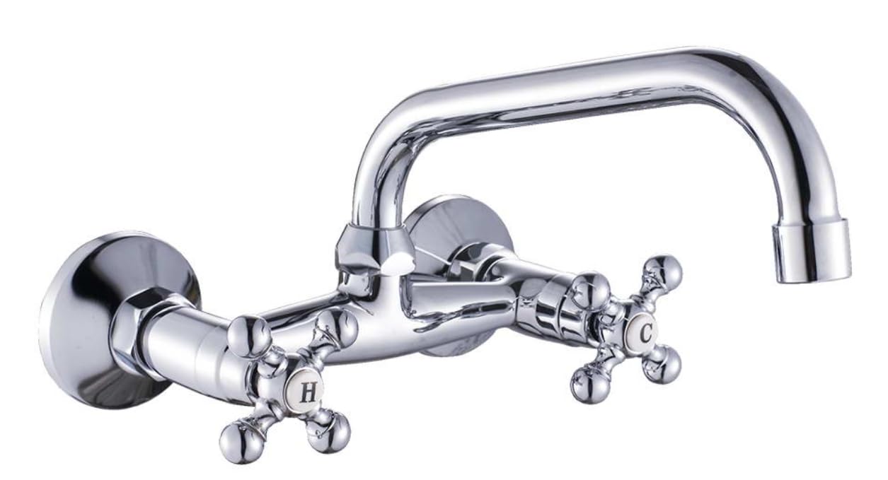 Wall Sink Mixer 15 cm Cross Series