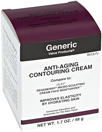 Generic Value Products Anti-Aging Contouring Cream Compare to Olay Regenerist Micro-Sculpting Cream Face Moisturizer