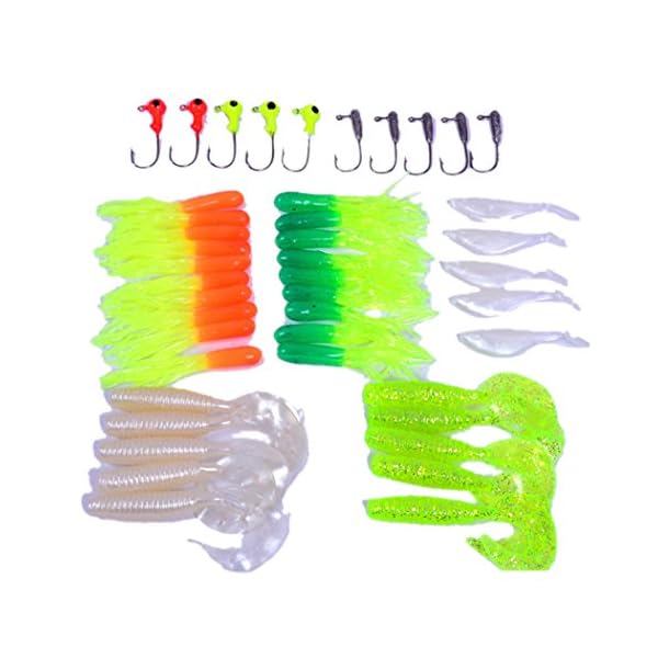 bouti1583-Fishing-Lures-Bait-Tackle-Soft-Small-Jig-Head-Box-Set-Simulation bouti1583-Fishing-Lures-Bait-Tackle-Soft-Small-Jig-Head-Box-Set-Simulation