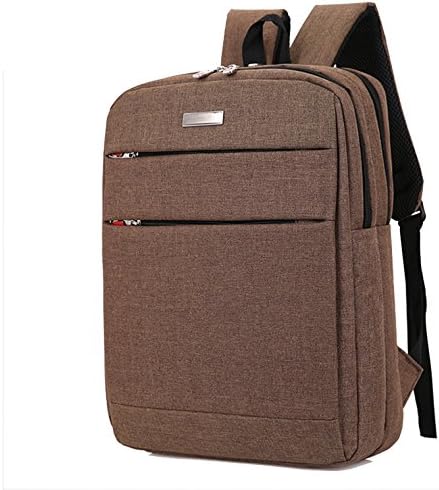 Lustear Slim Laptop Backpack Lightweight School Bookbag Business Computer Backpack for Women and Men (Brown)