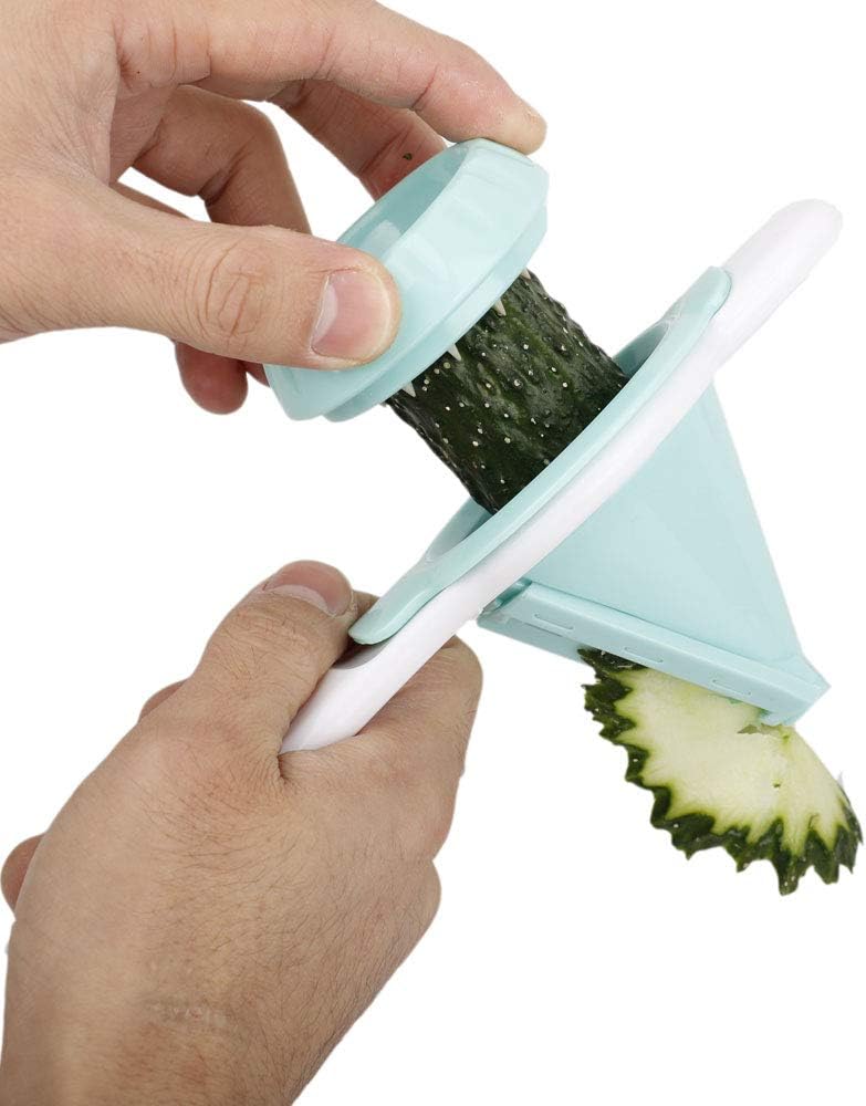 2 in 1 Spiral Slicer Twist Handheld Spiralizer Vegetable Slicer New Design Kitchen vegetables Wire cutter