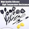 Silicone-Kitchen-Utensils-Set30-Pcs-Silicone-Cooking-Utensils-SetStainless-Steel-Cooking-Utensils-Heat-Resistant-CookwareCooking-Tools-with-Holder-for-Non-Stick-Pans-Black Silicone Kitchen Utensils Set,30 Pcs Silicone Cooking Utensils Set,Stainless Steel Cooking Utensils Heat Resistant…