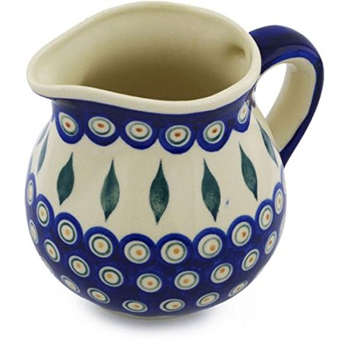 Click Here to See More Images Ceramika Bona H5913F Polish Pottery Ceramic Pitcher Hand Painted, 46-Ounce