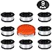 HomeMall Autofeed Line String Trimmer Replacement Spool for Black and Decker Weed Wacker, 30ft 0.065" Weed Eater Spool, 9 Pack (8 Replacement Spool, 1 Trimmer Cap)