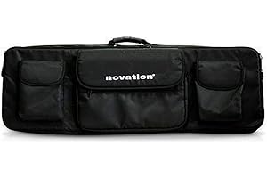 Novation Soft Shoulder Bag for 61-Key MIDI Controller Keyboards, Black