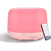 Marchred 300ML Aromatherapy Essential Oil Diffuser with Remote Control, 7 LED Color Changing Light, for Bedroom Home Large Room