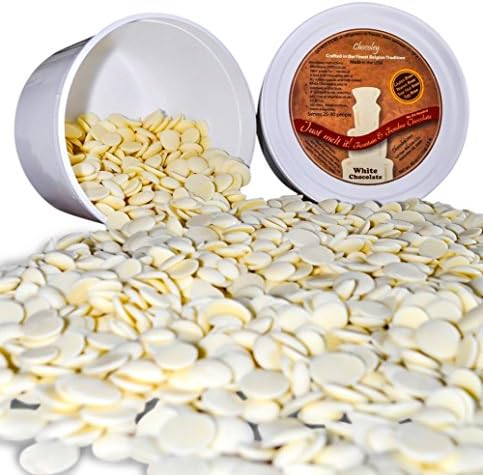 Chocoley Fountain &amp; Fondue Chocolate - 5 Lbs - Just Melt It! Chocolate - 2 x 2.5 Pounds Tubs of Dark, Milk, or White Chocolate (White Chocolate)