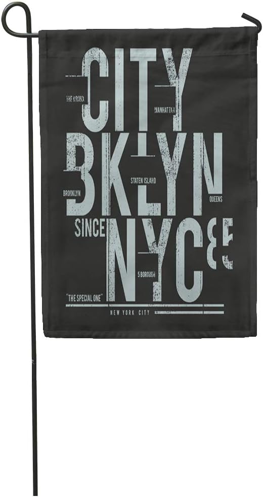 Amazon Com Semtomn Seasonal Garden Flags 28 X 40 Blue Font