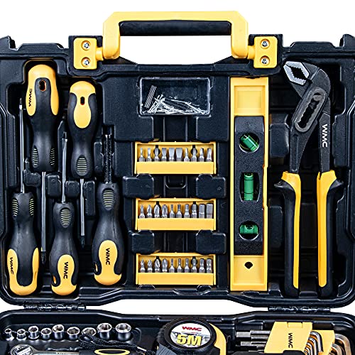 WMC Tools Werkzeugset Werkzeug Tools Werkzeugkoffer gefüllt 73 -teilig Werkzeug Set für Haushalt und Kfz – Bild 4